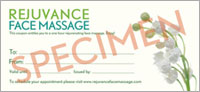 Rejuvance Face Massage Gift Certificate Rejuvance Face Massage Gift Certificate